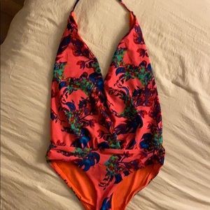 Halter Tie, One piece swimsuit Small
